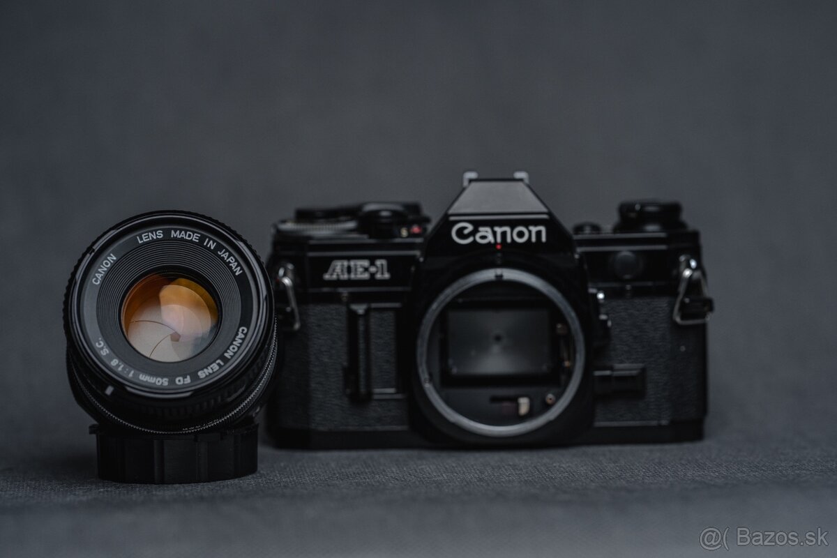 Canon AE-1 + Canon FD 50mm f/1.8 S.C.