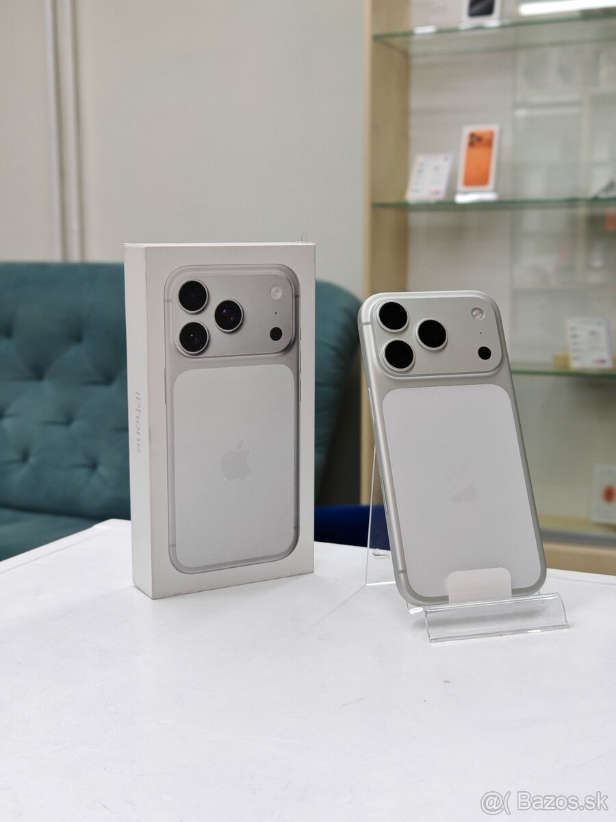 IPhone 17 Pro 256GB Silver | 2 Roky záruka