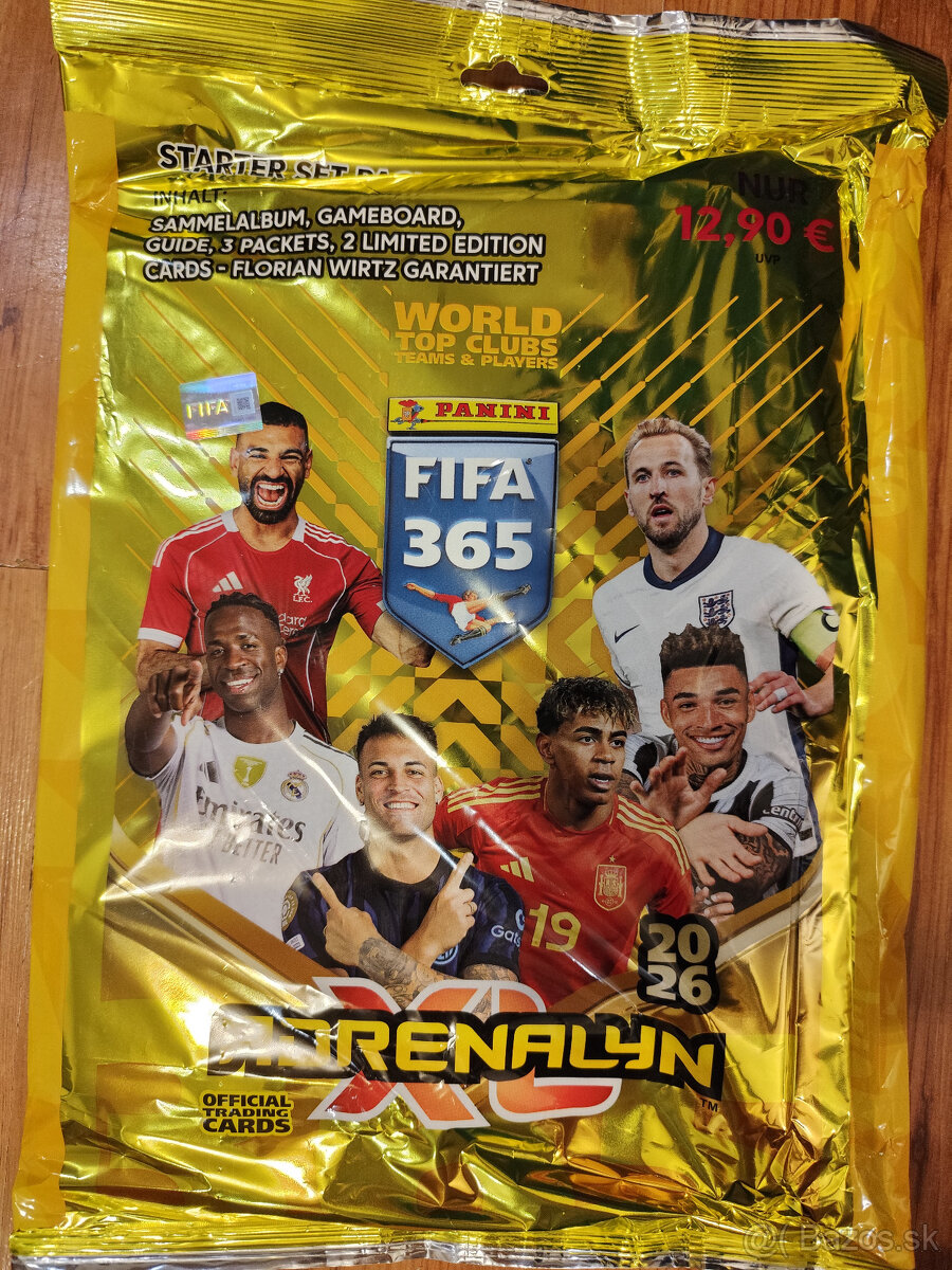 Futbalové kartičky Adrenalyn - Fifa 365 2026 - Albúm