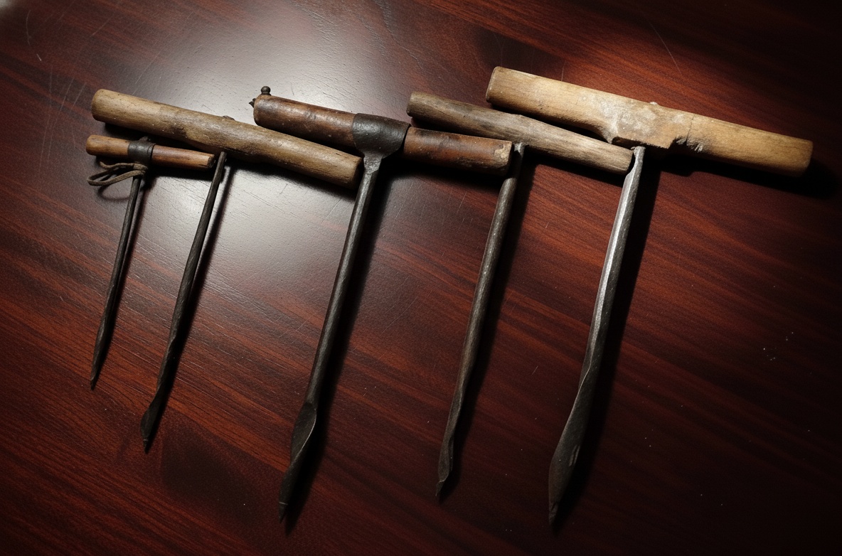 Historické vrtáky do dreva