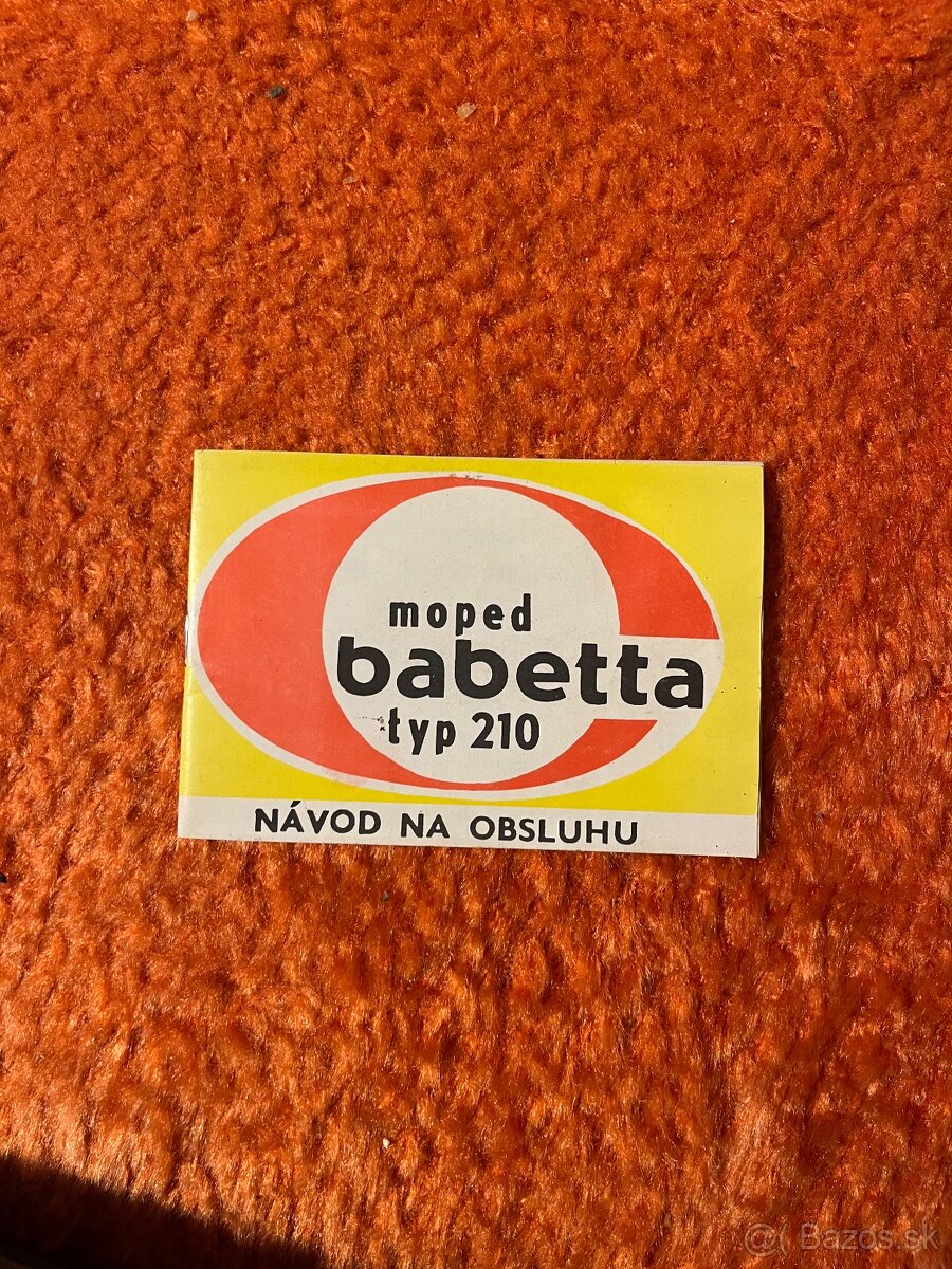 Návod na obsluhu babetta typ 210