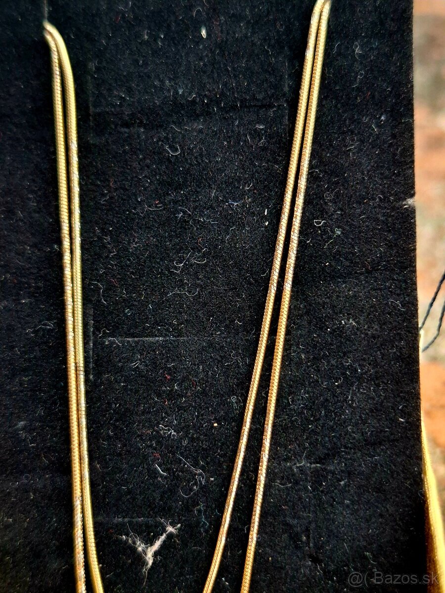 Zlata retiazka lisovana 585