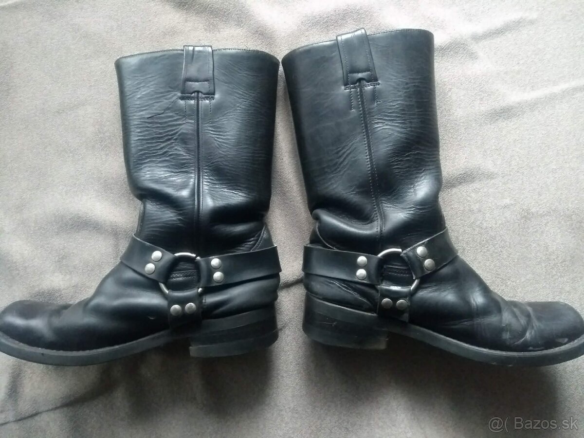 kožené čižmy Harley Davidson /44