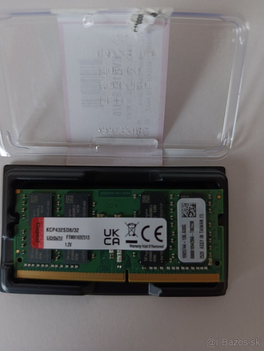 Predám RAM DDR4 SO-DIMM 32GB