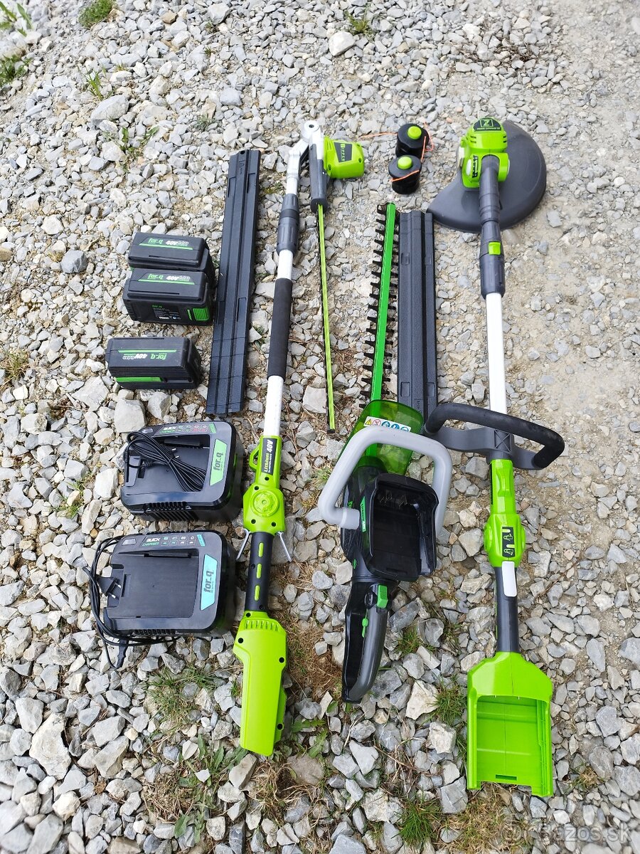 Aku set plotostrih krovinorez 3v1