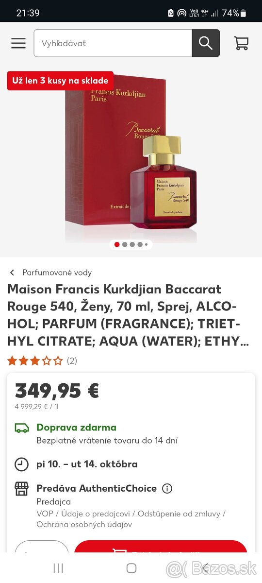 Parfum maison francis