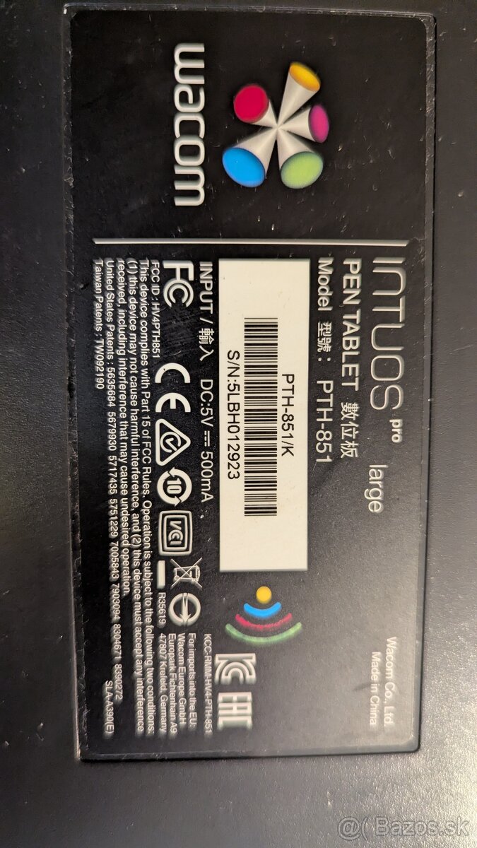 Grafický tablet Wacom INTUOS Pro Large