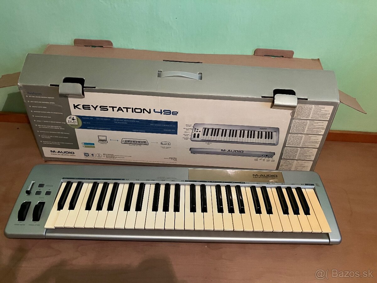 Midi klavesy M audio 49e