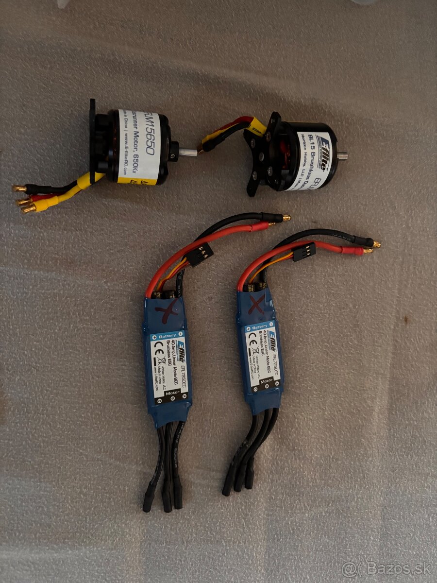Eflite motor + regulátor