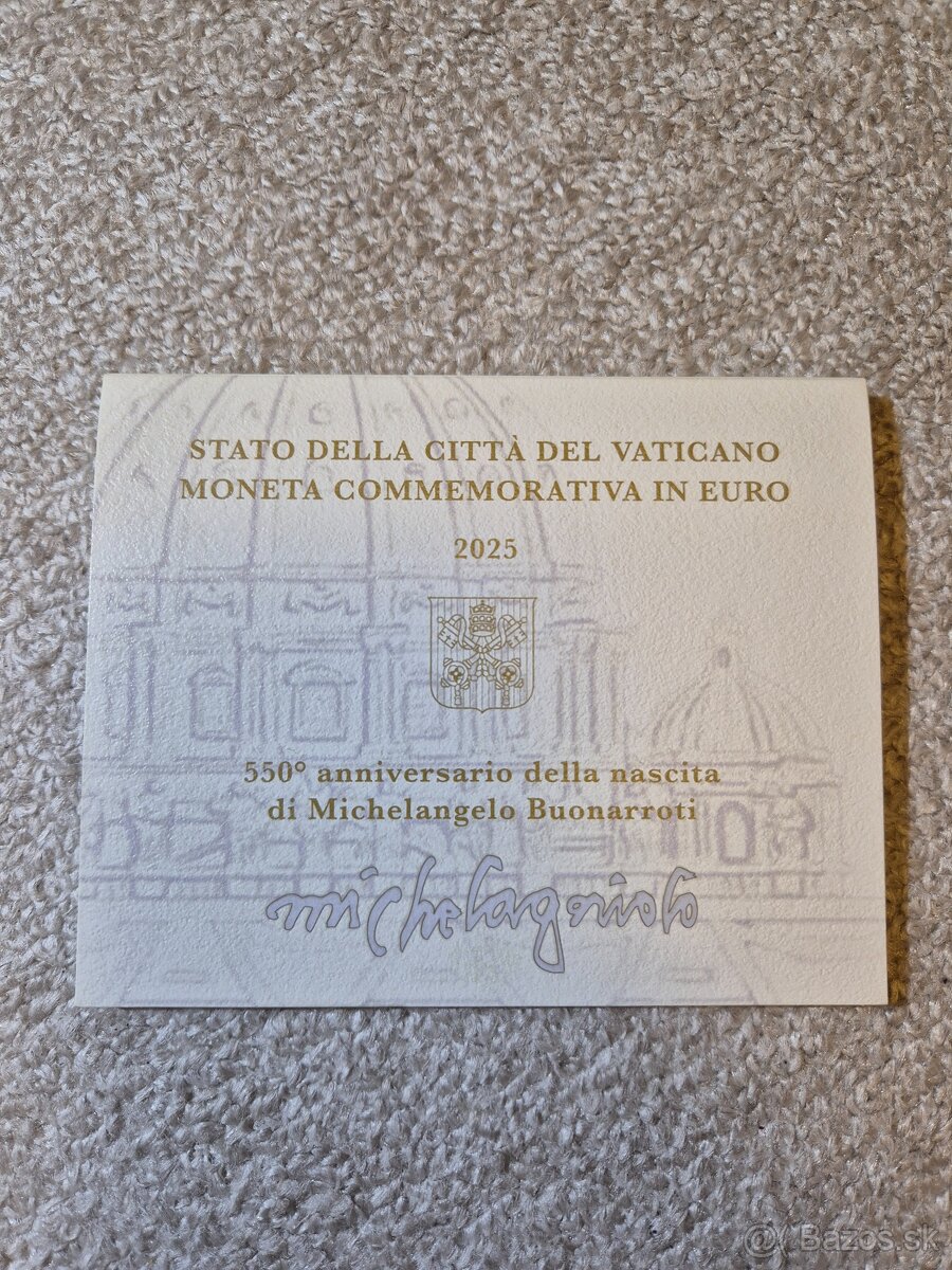 2€ pamätná minca Vatikán