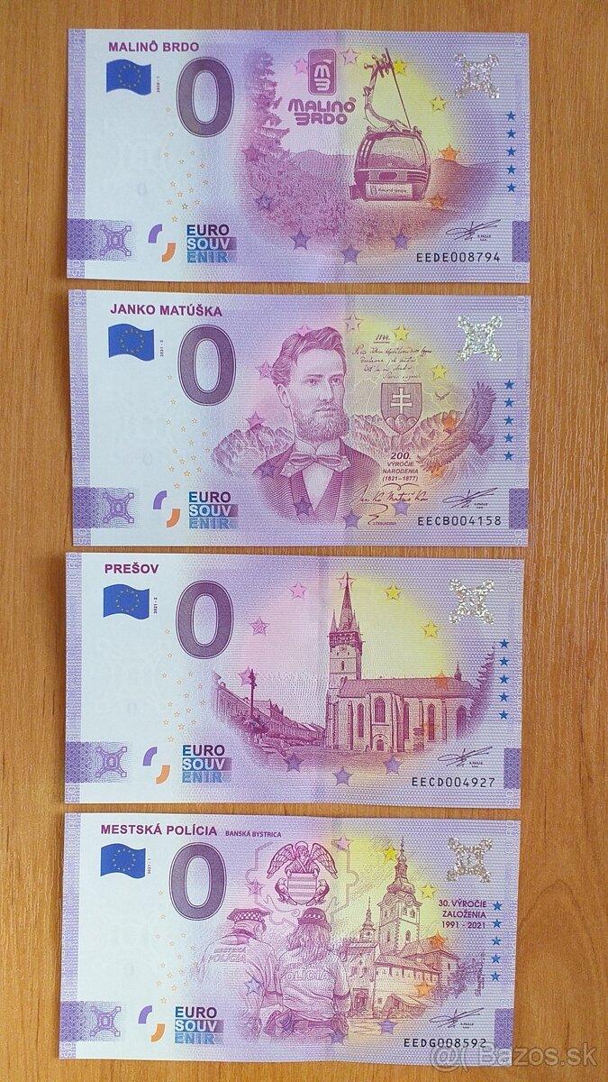 0 euro bankovka, 0 euro souvenir, 0€ bankovka 4