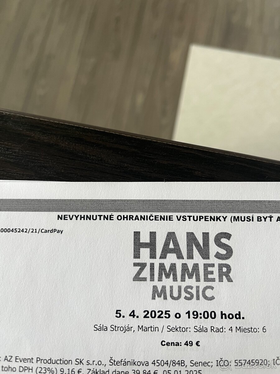 vatupenky na Hans Zimmer Music