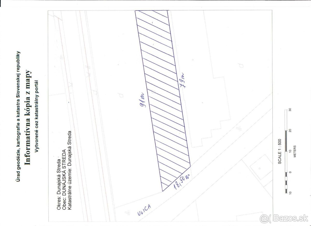 POZEMOK 1300 m2 NA PRENÁJOM NA RÔZNE PODNIKATEĽSKÉ ÚČELY
