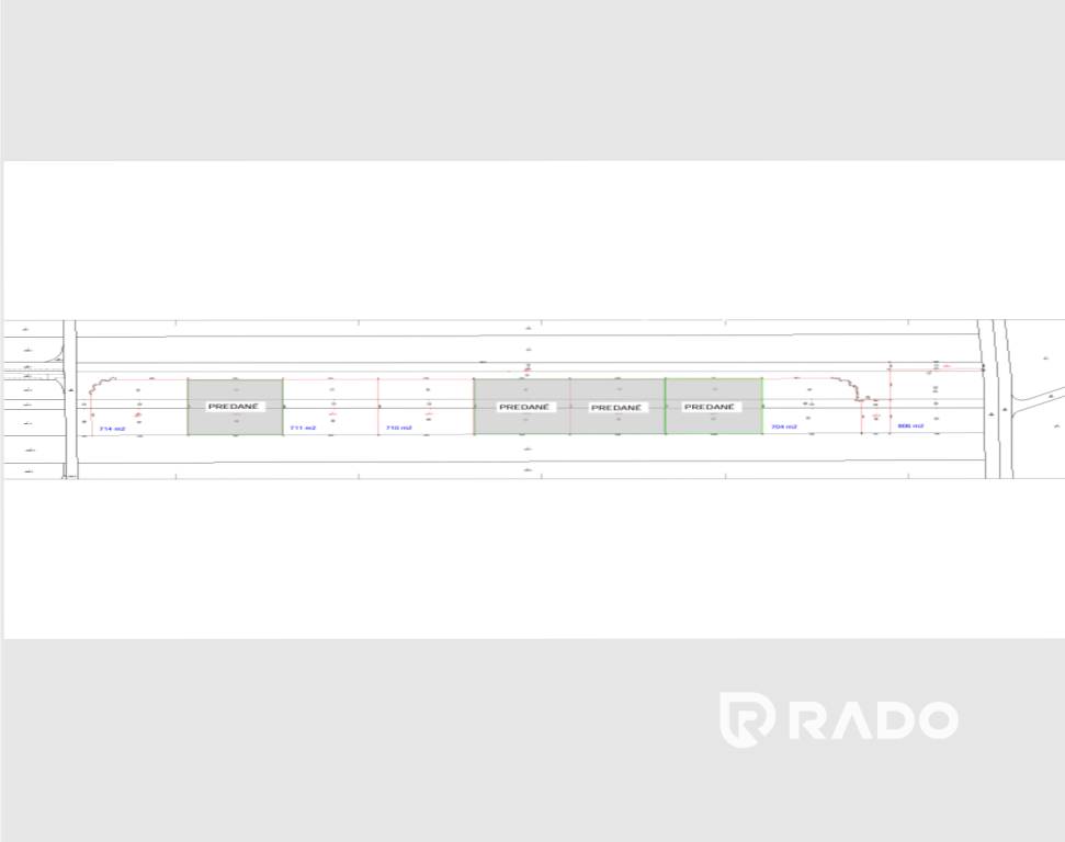RADO | Na predaj stavebný pozemok 700 m2, Trenčianske Jastra