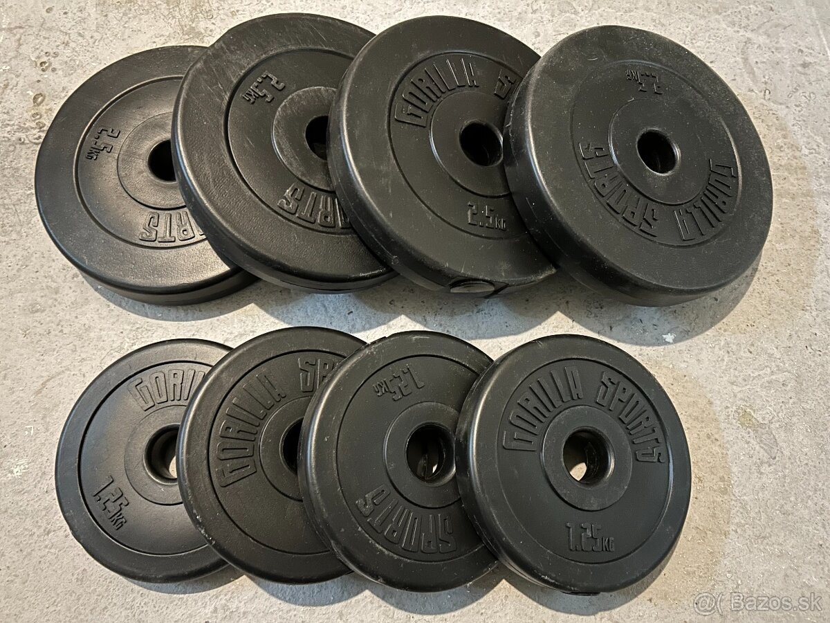 Cementové kotúče 4x2,5 kg + 4x1,25 kg
