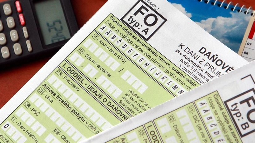 Daňové priznanie typ A a B rok 2024, 2023 aj ZMEŠKANÉ