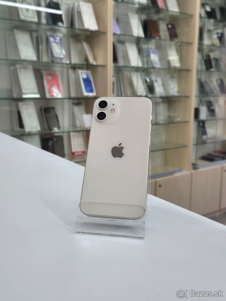 iPhone 12 Mini 64GB biely – zachovalý stav