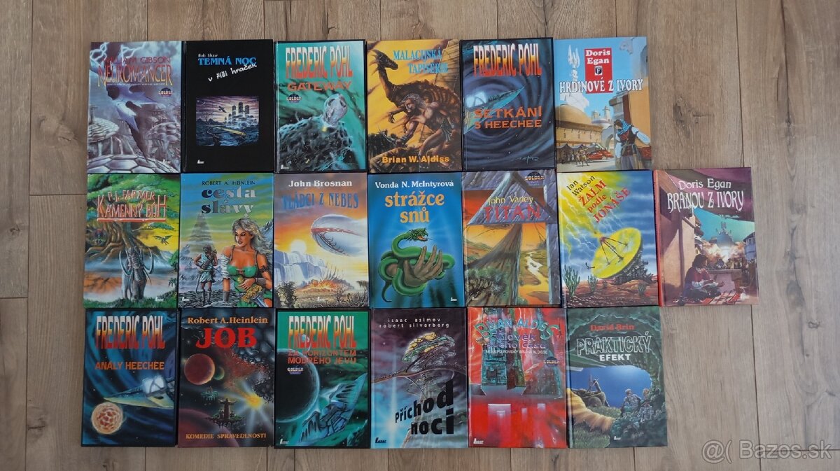 Knihy sci-fi, Pohl, Egan, Henlein.