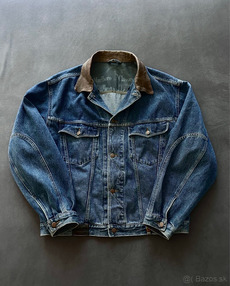 Marlboro Classics Vintage Denim jesenná bunda