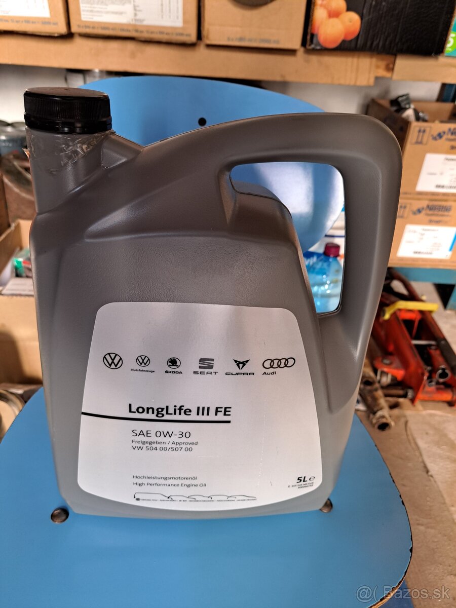 Motorovy olej + Filter Prislušenstvo