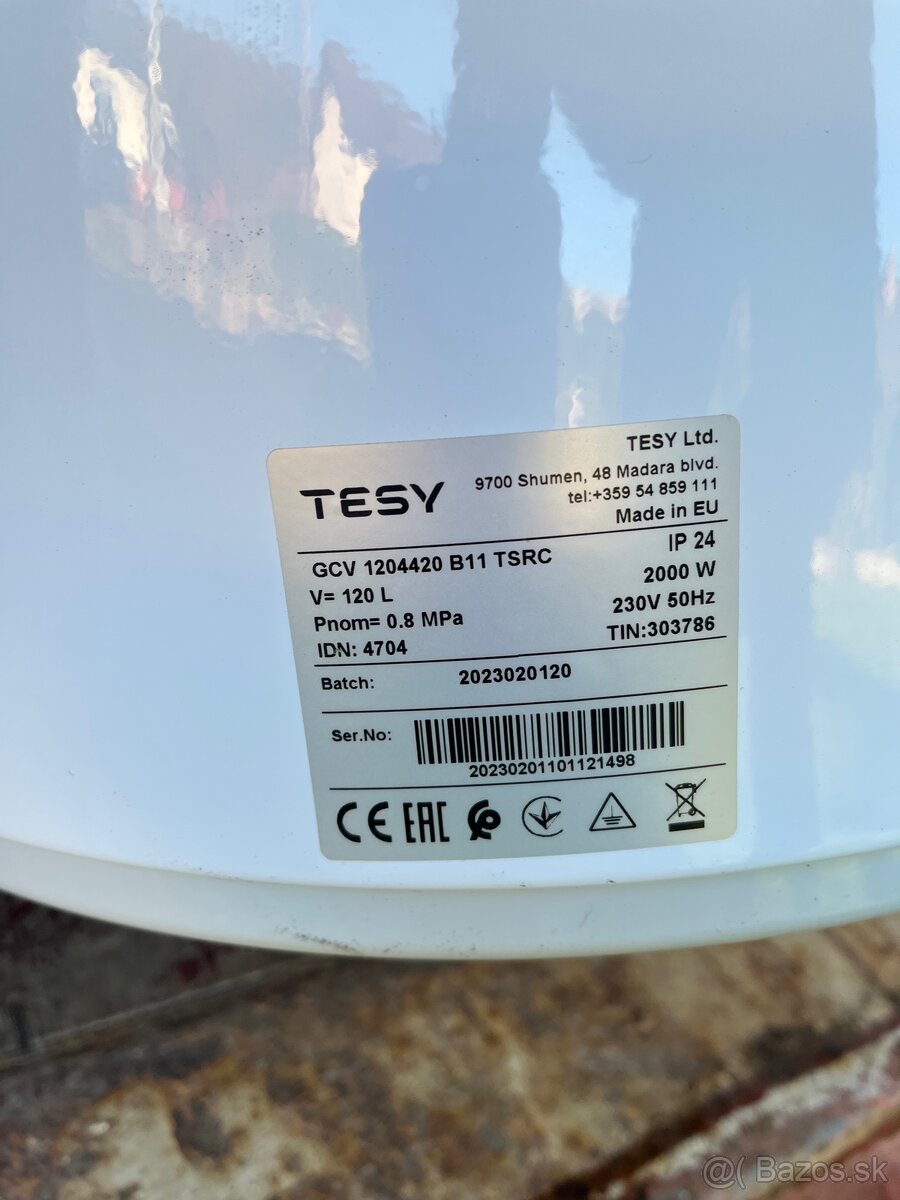 Elektrický ohrievač vody (Bojler)