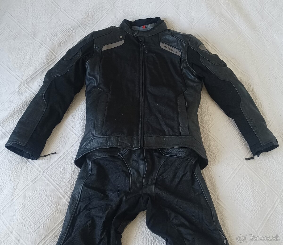 HELD 2-dielna moto kombineza koza / textil goretex, vel. M
