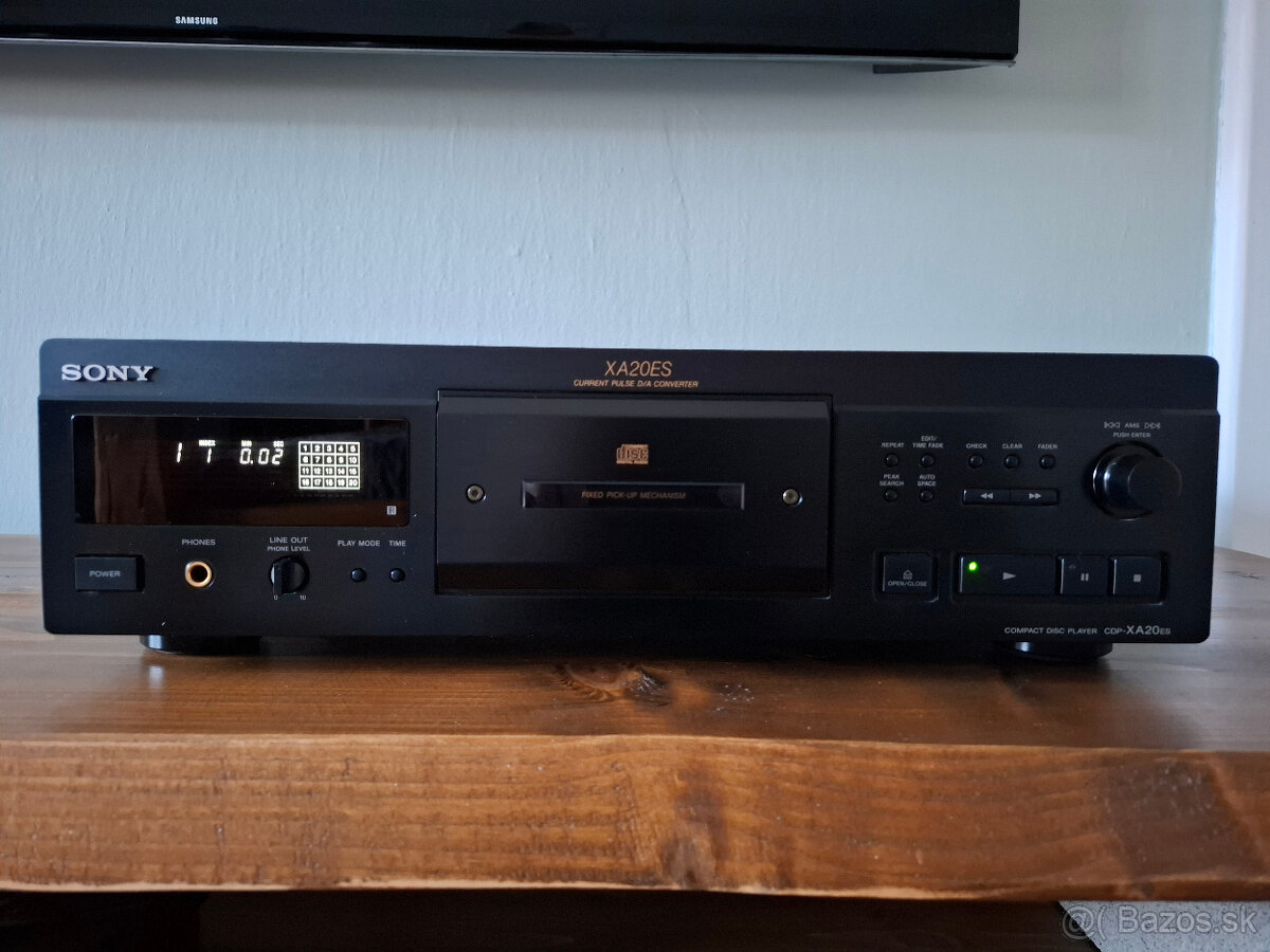 SONY CDP-XA20ES TOP stav