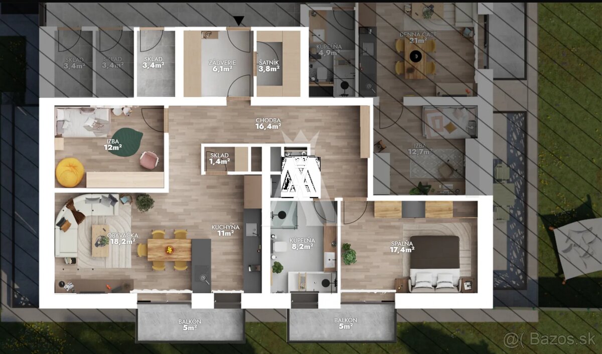 NOVOSTAVBA BYTU A 5-3, ŠEMŠA, KOŠICE OKOLIE