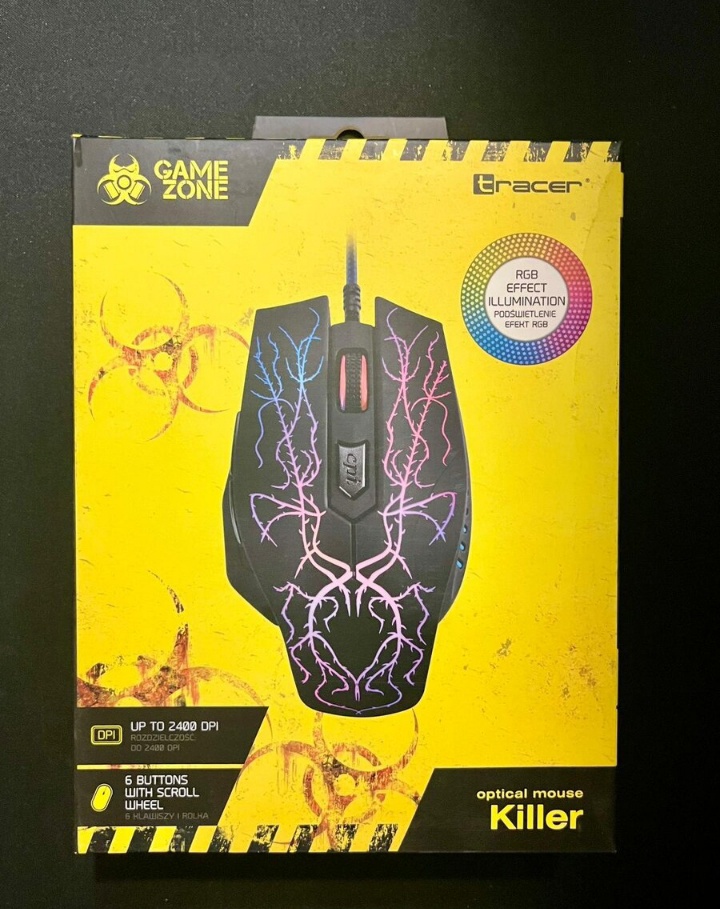 Herná myš - TRACER BATTLE HEROES Killer