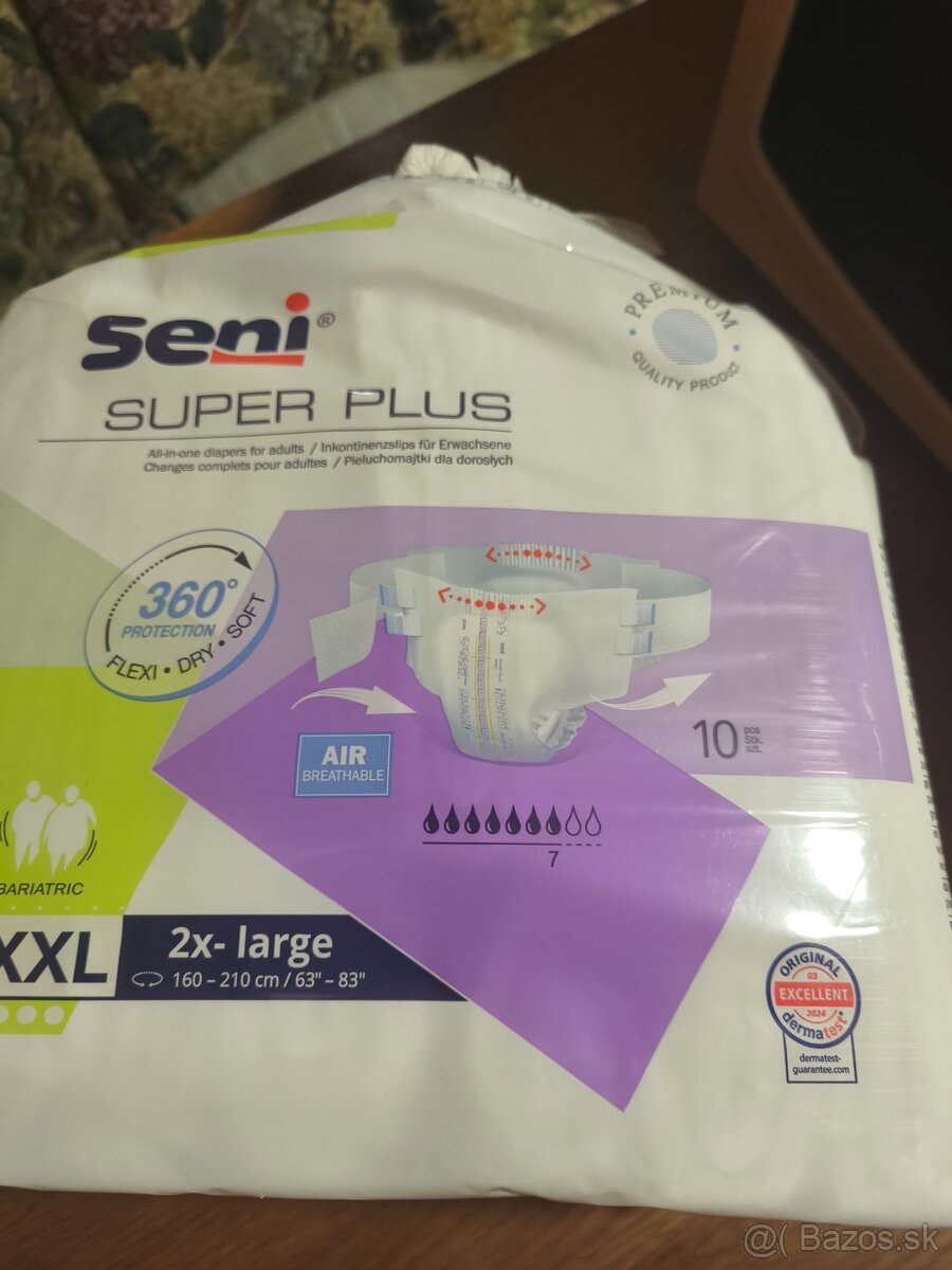 Plienky pre dospelých 2xl