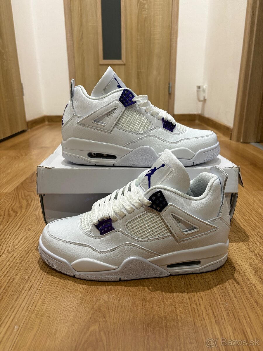 Jordan 4 metalic purple