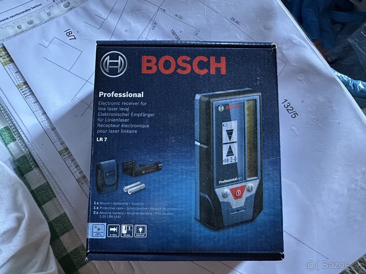 Laserový prijímač Bosch LR 7 Professional