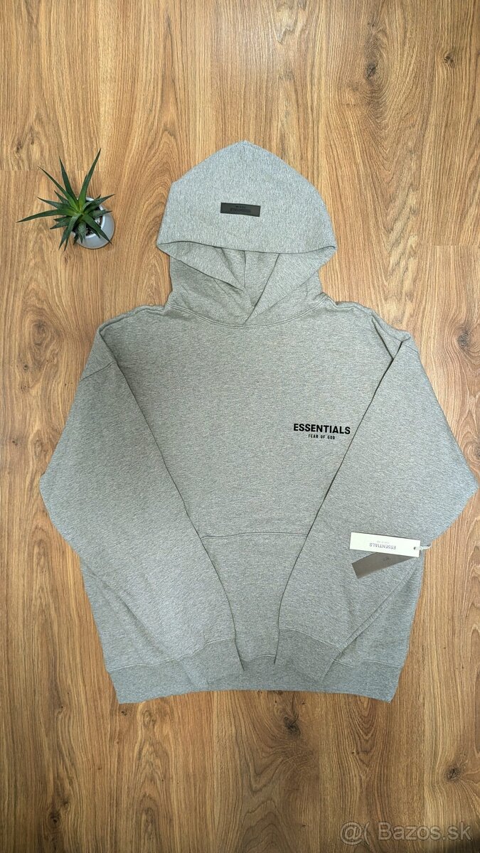 Essentials mikina L Light Oatmeal