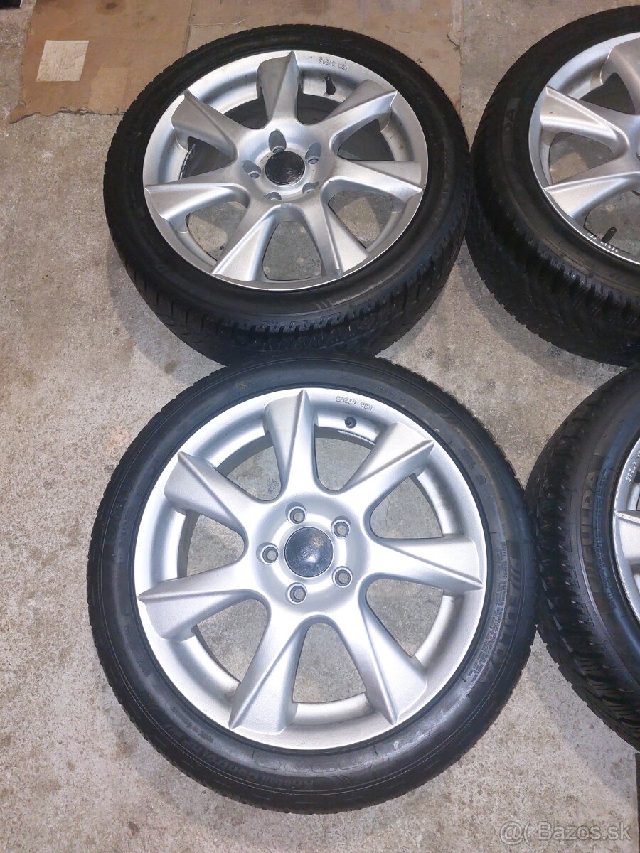 Alu disky 5×112 r17 pneu 225/45r17