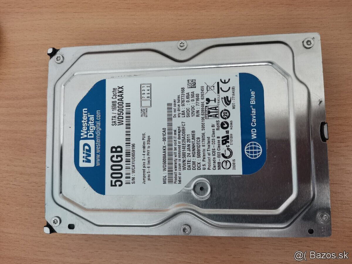 HDD WD 500GB 3.5"