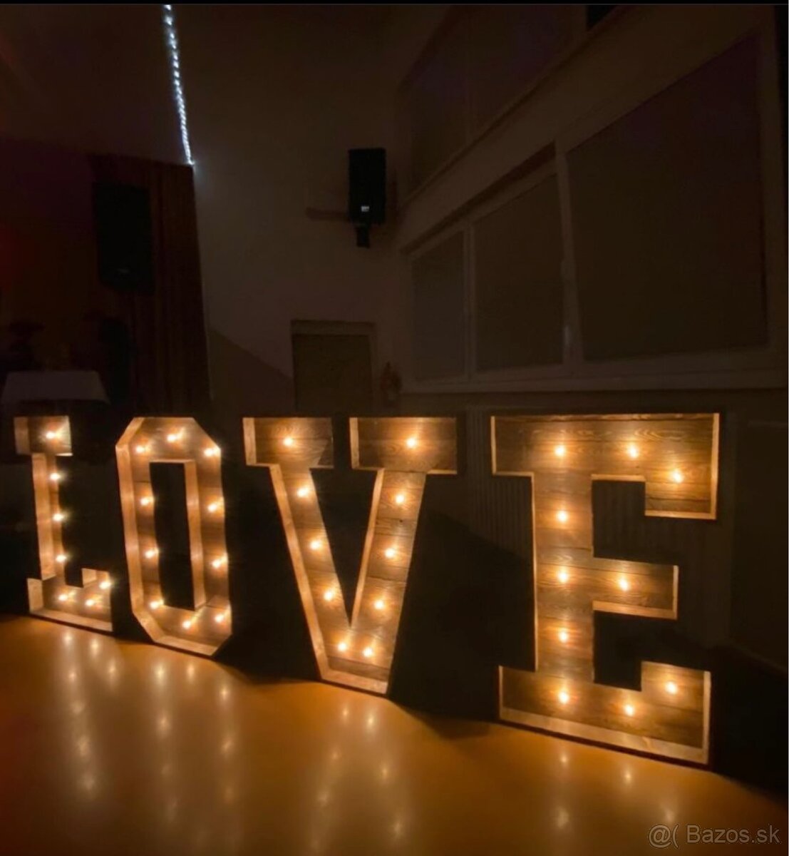 Písmena LOVE na svadby, udalosti - prenájom