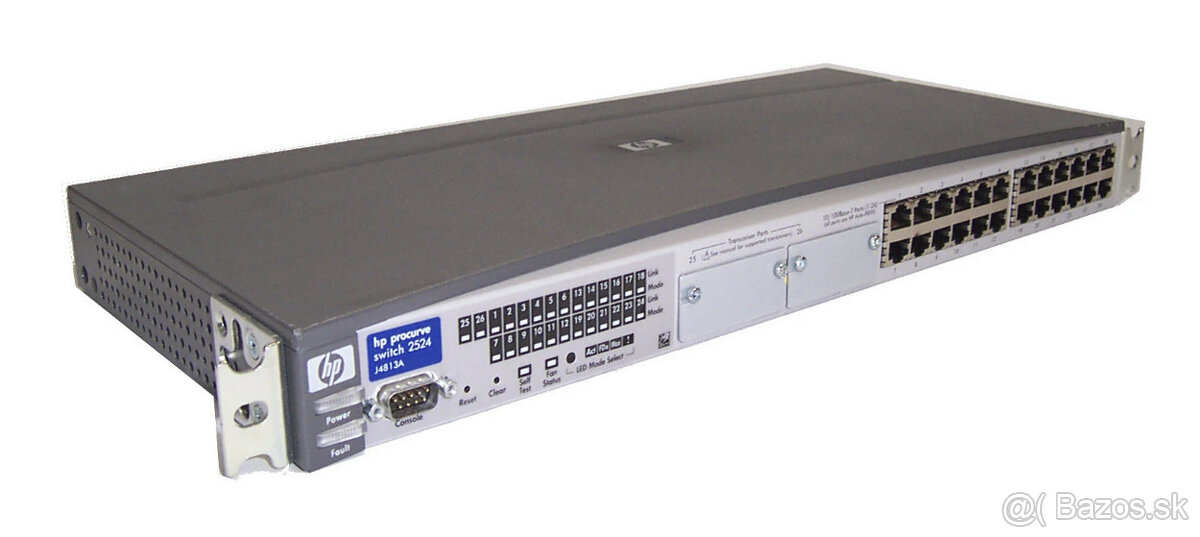 SWITCH HP ProCurve 2524 24portov menezovatelny