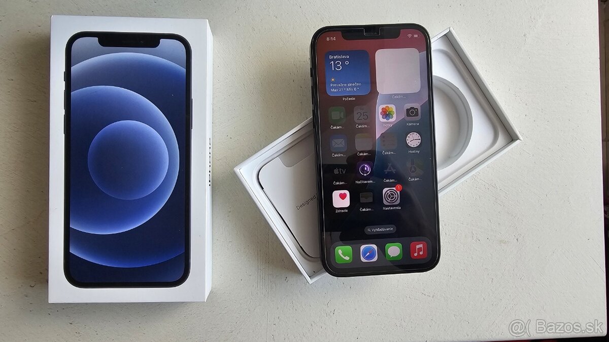 Apple iPhone 12 black 64GB, aj vymením