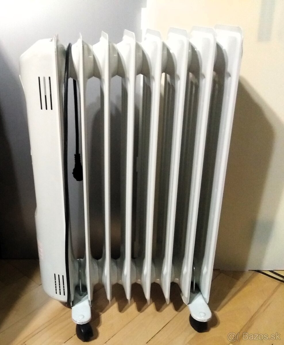 Olejový radiátor ohrievač