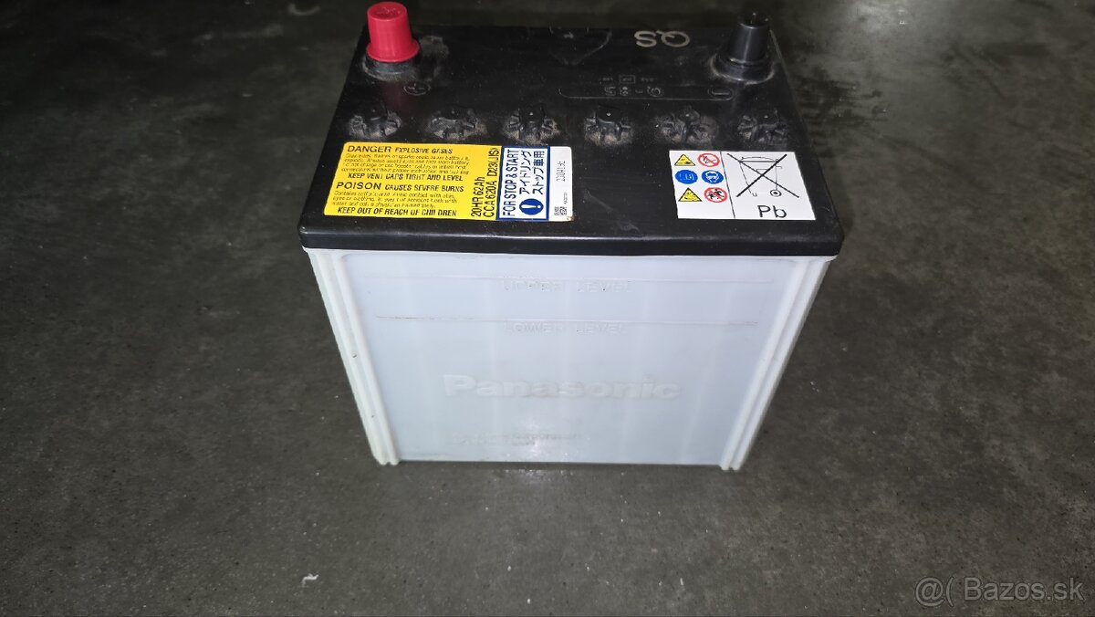 Autobatéria Panasonic 620A 65Ah