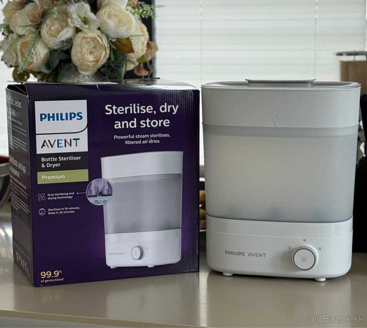 Sterilizátor flasiek Philip Avent