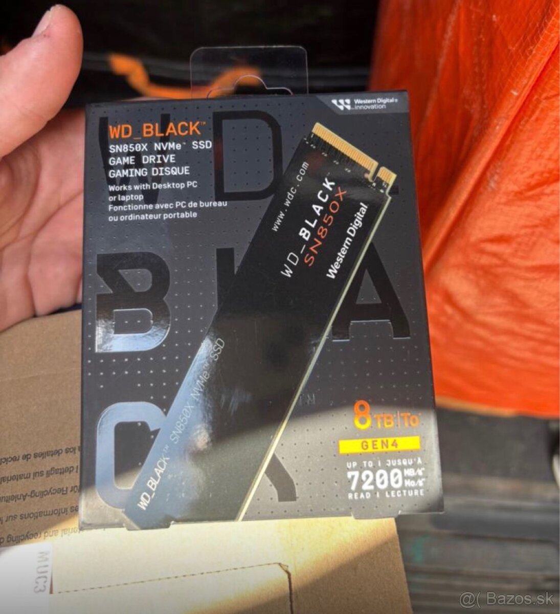 WD_BLACK SN850X 8TB NVMe SSD – Herný disk