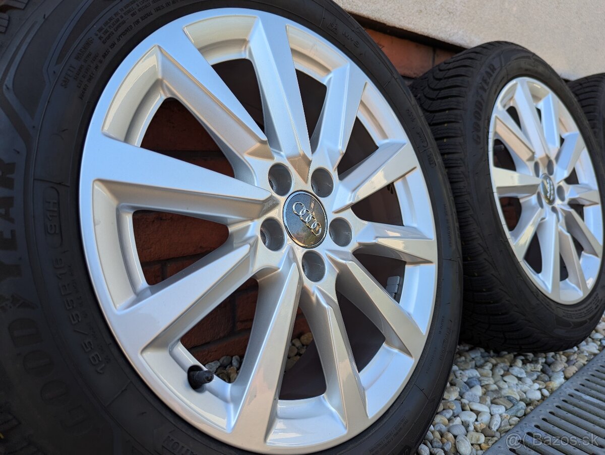 195/55 R15 Originalna sada diskov Audi (Nove zimne pneu)