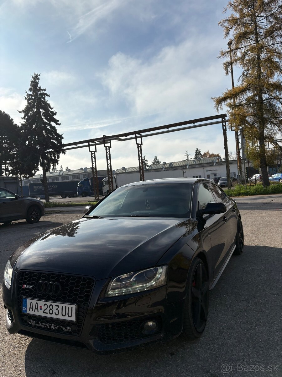 Audi A5 Sportback 3.0 TDI quattro – RS vizuál, športové výfu
