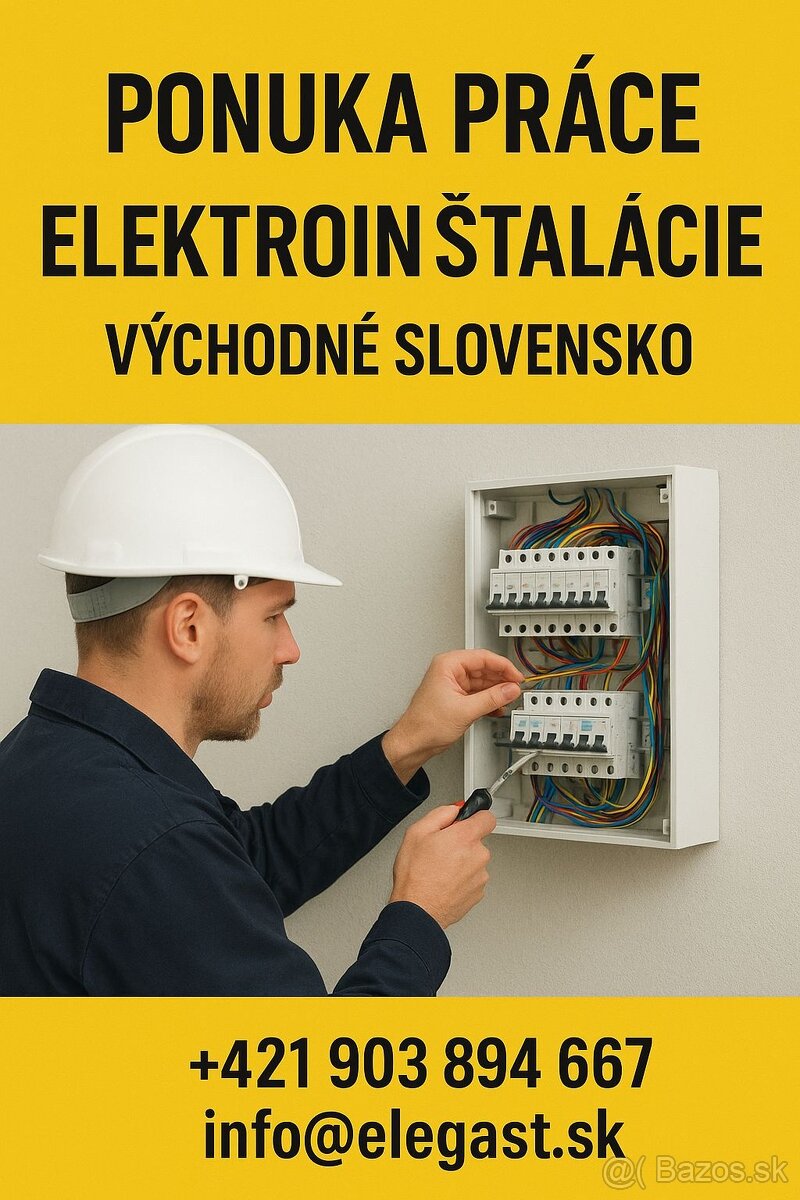 ELEKTRIKÁR vychodé slovensko