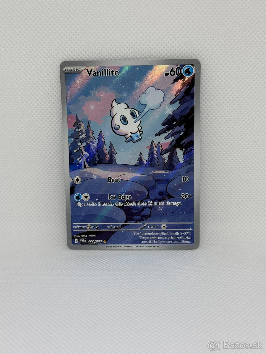Pokémon karta Vanillite 111/086 – NM – ORIGINÁL