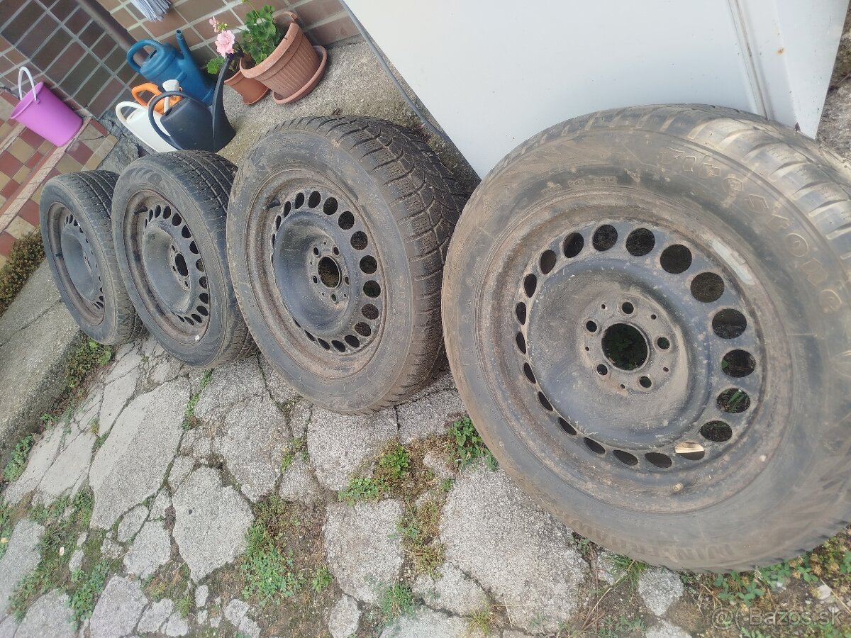 5x112 R16 plechové disky Mercedes