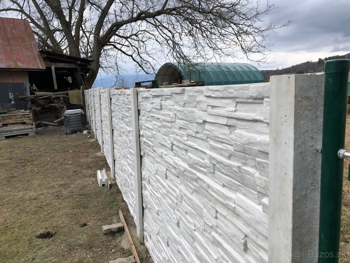 Kvalitné oplotenie priamo od výrobcu / BETÓNOVÉ PLOTY /