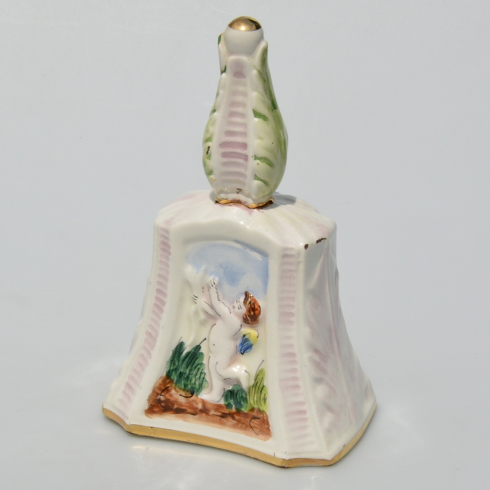 Porcelánový zvonček - Cherubín