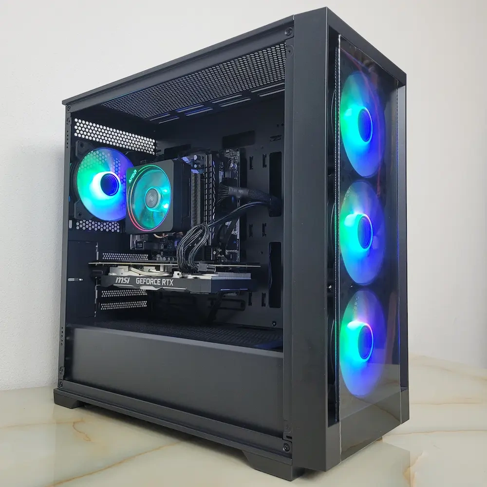 Herný počítač ryzen 3600 RTX2070 16GB 512GB 650W